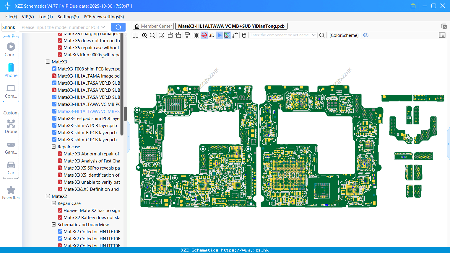 Huawei MateX3-HL1ALTAWA VC MB+SUB bitmap